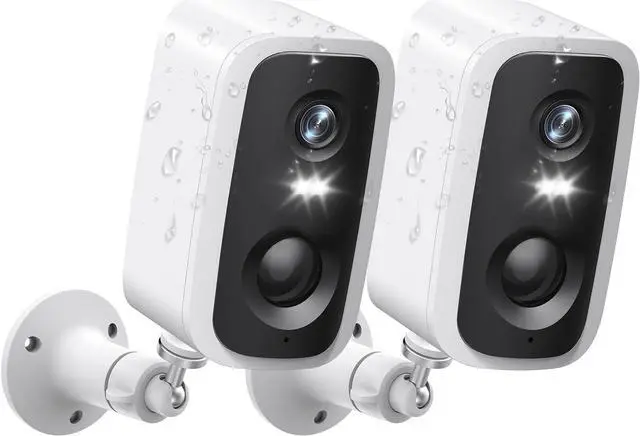 Main image of Security Cameras Wireless Outdoor, 2K HD Battery Powered Cameras for Home Security Outside EseeCloud, 2.4G WiFi Surveillance Indoor AI Motion Detection Spotlight Night Vision 2-Way Talk Waterproof