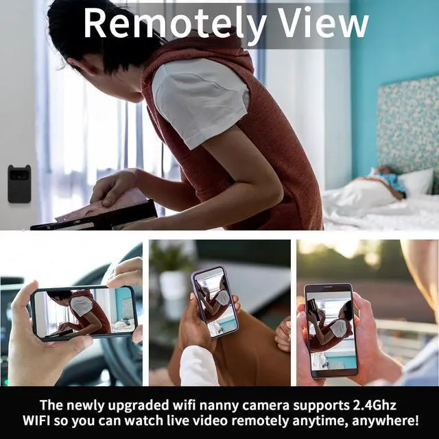 Alt view image 5 of 7 - Security Camera -Wall Outlet Camera-WiFi Camera Charger-4MP HD Indoor CameraInclude 128G SD Card
