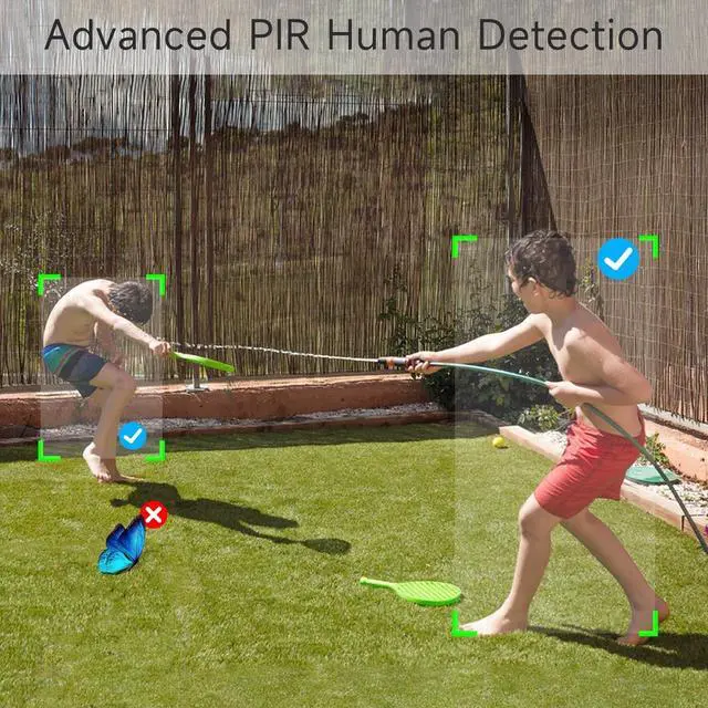 Alt view image 6 of 7 - Gadpiparty 4PC Security Cameras Wireless Outdoor, 2K Surveillance Indoor Home Camera, Battery Powered WiFi Camera for Home Security with Color Night Vision, AI Detection, 2-Way Audio, IP65, SD/Cloud,