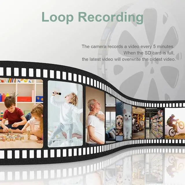 Alt view image 4 of 7 - Hidden Camera 1080P HD Video Recorder with Motio Detection Loop Recording Security Nanny Cam Video-Only Camera for Home/Office, No WiFi Function