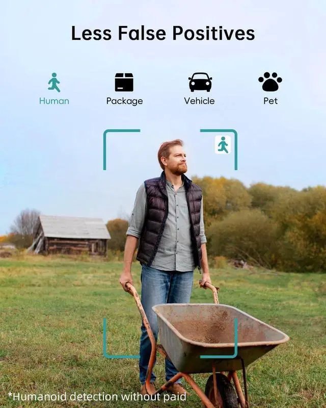 Alt view image 7 of 7 - ZUMIMALL Security Cameras Wireless Outdoor WiFi with 360° PTZ, 2K Battery Cameras for Home Security, 5MP Solar Security Cameras Wireless Outdoor, 360° PTZ Wireless Cameras for Home Security