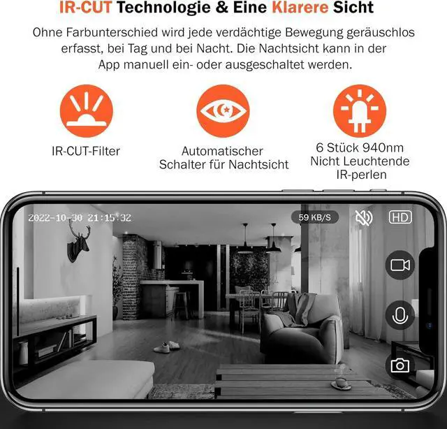Alt view image 3 of 5 - 4K Nanny Camera Supports 2.4G&5G WiFi, Mini Hidden Camera Charger with Motion Detection, Night Version, Nanny Cam Hidden Camera, Small Hidden Camera Wireless Security Camera with Motion Detection