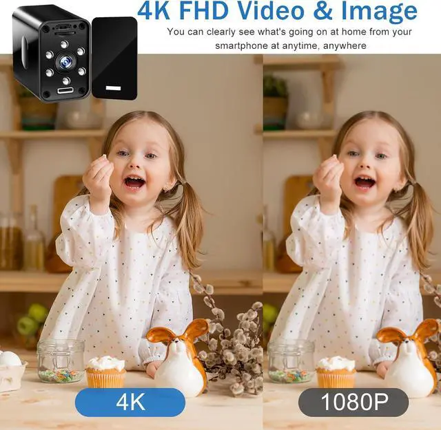 Alt view image 3 of 7 - 4K Hidden Camera-2.4G/5G WiFi Nanny Cam Charger with 160° Wide Angle, Night Vision, Motion Detection -Secret Camera -Protable Body Camera Charger for Home Security