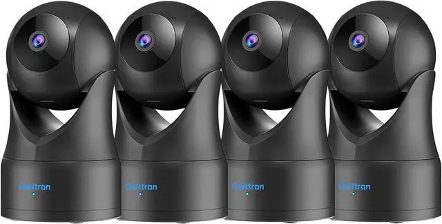 Main image of owltron Security Camera Indoor, 360 Pan/Tilt Home Camera with Motion Detection, Pet Camera with Phone App, 2K Baby Monitor with Night Vision WiFi Camera-Two Way Audio, Work with Alexa, 4 Pack