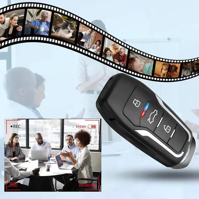 Alt view image 2 of 7 - Hidden Camera Car Key -1080P-Portable Mini Camera-Hidden Camera with Motion Detection Security Camera