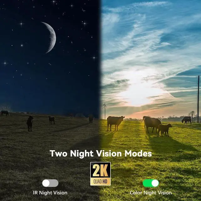 Alt view image 4 of 7 - Xega 4G LTE Security Camera No WiFi with SIM Card 2K Super HD Solar Powered Wireless Outdoor 4G Security Camera PIR Motion Sensor Night Vision 2 Way Talk Built in SIM Card