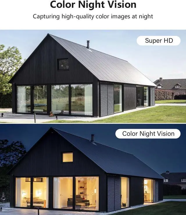 Alt view image 6 of 7 - Jennov No WiFi Security Camera Wireless Outdoor, Dual Lens Linkage 4G Cellular Security Camera with Solar Panel, 360° View, Auto Tracking, PIR Detection, Color Night Vision, 300MB SIM Card
