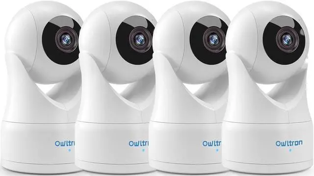 Main image of owltron Indoor Pan/Tilt Security Camera 2K, Smart Camera for Home Security with Motion Detection, 2.4G WiFi Camera with Phone APP, Baby/Pet Camera with IR Night Vision & Two Way Talk