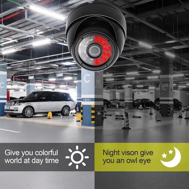 Alt view image 3 of 7 - Gadpiparty MMlove 1080P USB Dome Camera 2MP 30FPS 82ft Day & Night Vision USB Security Camera 3.6mm Wide Angle Surveillance Camera Waterproof Outdoor Indoor Metal Housing PC Webcam for Business/Home/