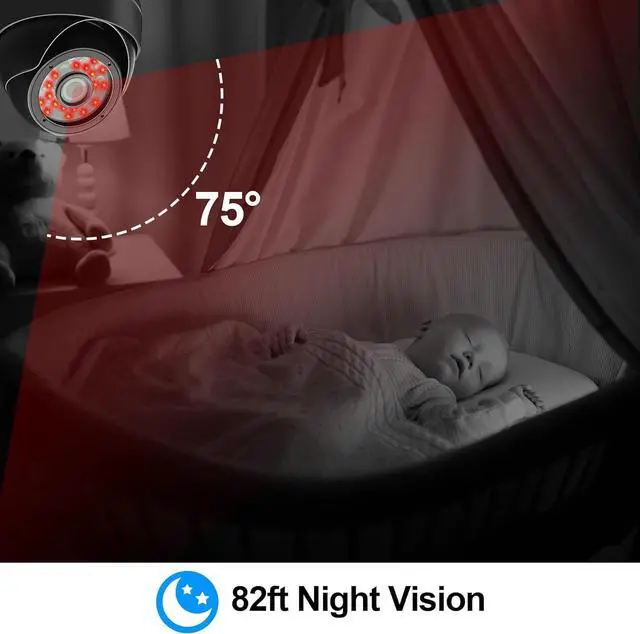 Alt view image 4 of 7 - Gadpiparty MMlove 1080P USB Dome Camera 2MP 30FPS 82ft Day & Night Vision USB Security Camera 3.6mm Wide Angle Surveillance Camera Waterproof Outdoor Indoor Metal Housing PC Webcam for Business/Home/