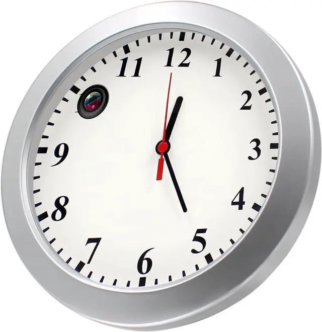 Main image of Hidden Camera Detector Wall Clock 1080P No WiFi Security Camera Nanny Cams Video Recorder with Motion Detection, No Audio Home/Office Surveillance