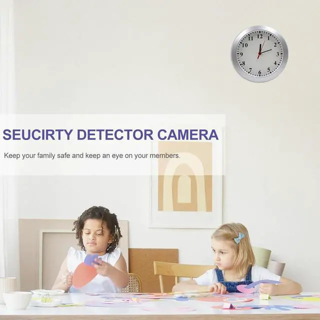 Alt view image 2 of 5 - Hidden Camera Detector Wall Clock 1080P No WiFi Security Camera Nanny Cams Video Recorder with Motion Detection, No Audio Home/Office Surveillance