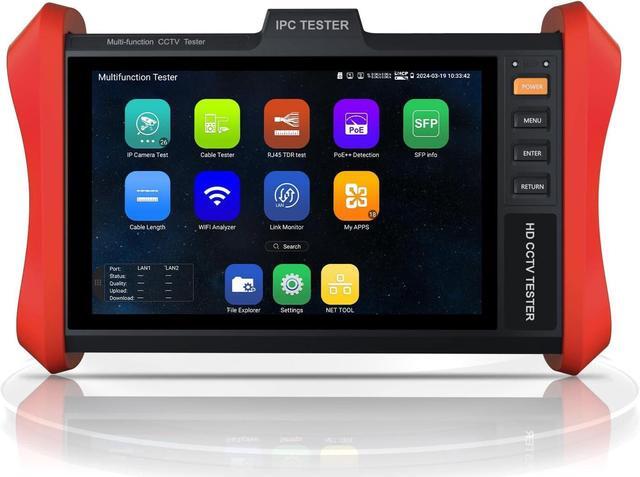 Professional HD Combine Tester DT A86 7 Inch H.265 4K IP Camera Tester 8mp Tvi