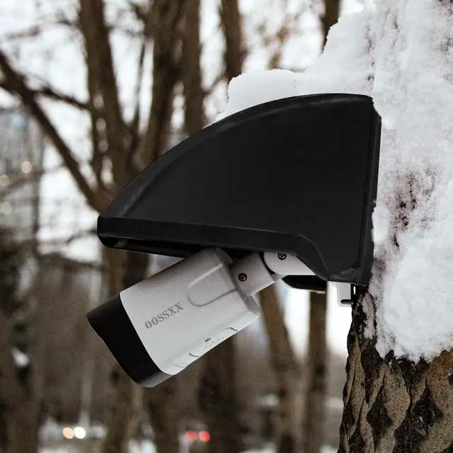 Alt view image 2 of 7 - Universal Security Camera Sun Rain Cover Shield Cover Shield for Surveillance Camera Protective Roof for Dome/Bullet Outdoor Camera