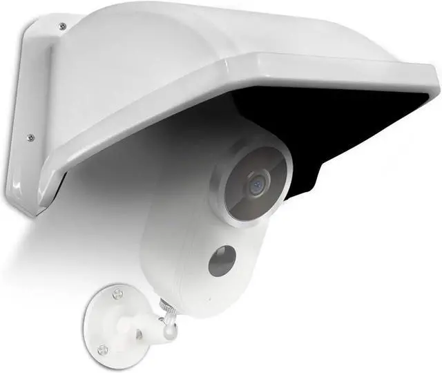 Main image of Universal Security Camera Sun Rain Cover Shield Cover Shield for Surveillance Camera Protective Roof for Dome/Bullet Outdoor Camera (White)