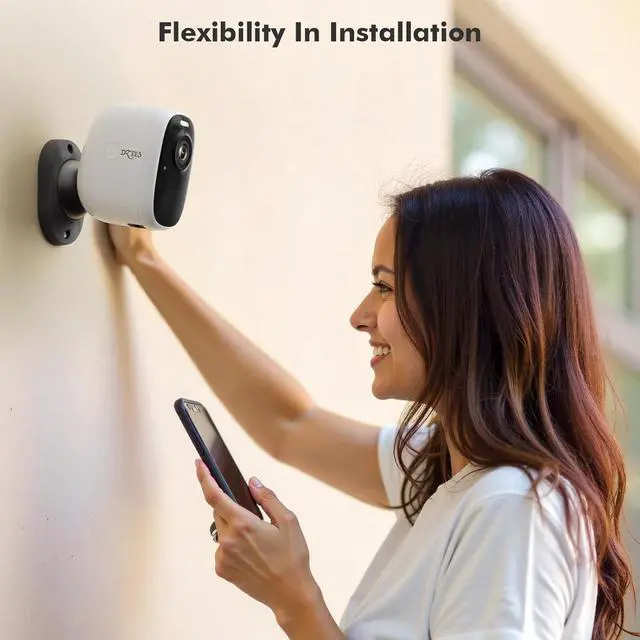 Alt view image 5 of 7 - Dzees Wireless Security Camera Outdoor with Magnetic Mount, 4MP Battery Powered Security Cameras Wireless Outdoor for Home Security, AI Motion Detection/2-Way Talk/Color Night Vision/Ip66/Cloud-2-Pack