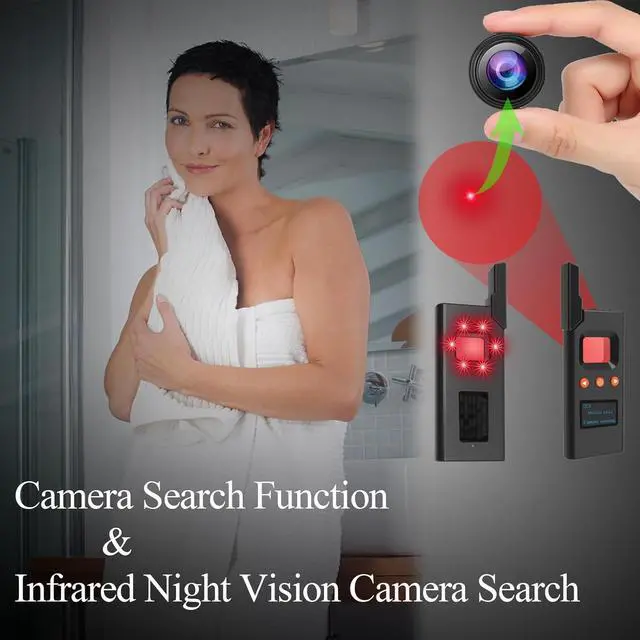 Alt view image 3 of 6 - Camera Detector Camera Finder Bug Detector, Magnetic Locator Multi-Functional Device for Privacy Protection for Car Hotels Office Home Travel