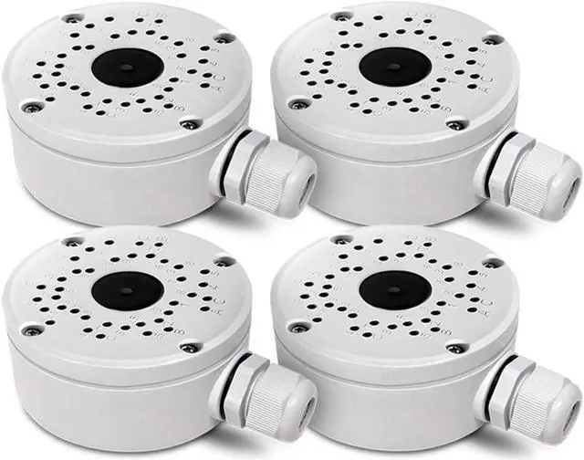 Main image of (New Upgrade) Security Camera Junction Box,Universal IP Camera Mount,Security Camera Bracket Outdoor,Metal Aluminum Waterproof Security Camera Mount,Blink Camera Mount