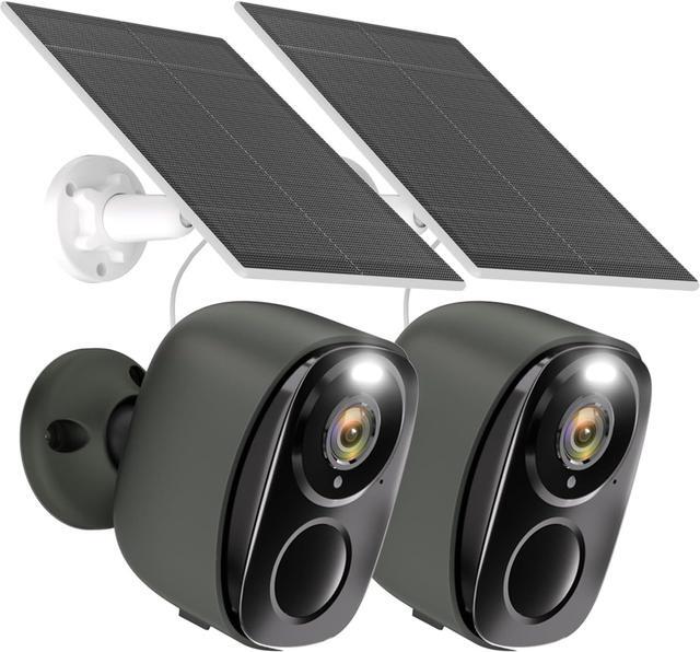 EVERSECU 2K 3.0MP Outdoor WiFi PTZ Security Camera, 2.4G&5G WiFi, Auto Tracking, 2 Way Audio, Color & Infrared Night Vision, Work With Alexa, SD Card & Cloud Storage, ONVIF Compliant IP Camera(4pack