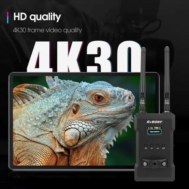 Alt view image 2 of 7 - SVBONY ST1 Wireless HDMI Transmitter and Receiver, 4K Wireless Video Transmitter and Receiver, 984FT&0.06s Latency, Wireless Video Transmission System for Live Streaming, TV Show, Filmmaking (1TX+1RX)