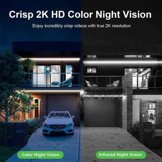 Alt view image 6 of 7 - 4G LTE Cellular Security Camera, No WiFi Security Camera Outdoor, Security Cameras Wireless Outdoor Solar Powered, 360° Live View, 2K HDR Color Night Vision, Smart Motion Sensor, Built in SIM Card