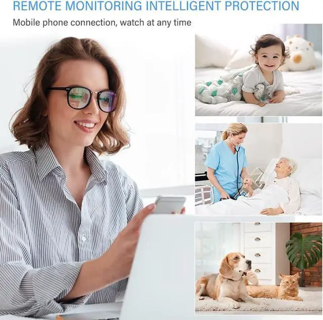 Alt view image 2 of 7 - Mini Camera,Hidden Camera,Mini Guard Magnetic Security Camera,Upgraded Mini 1080p Hd Wireless Magnetic Security Camera (2PCS)