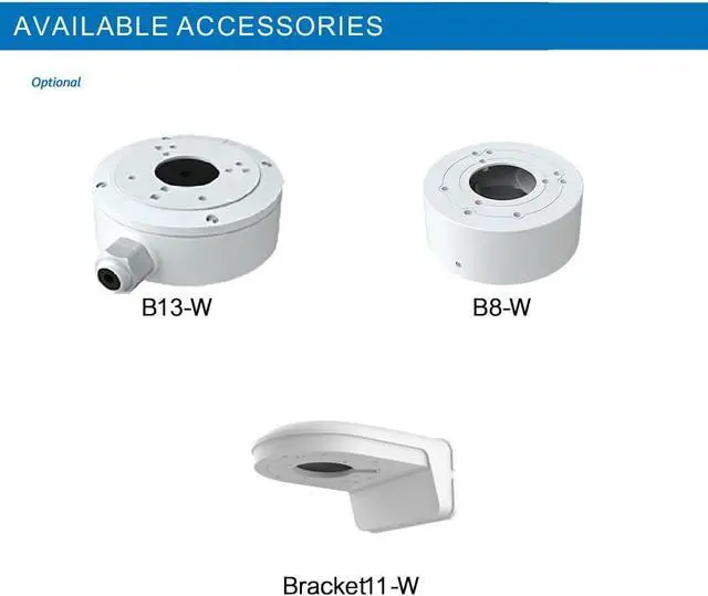 Alt view image 7 of 7 - ENS Security Titanium IP-5IRD4S4C4-28 4MP IP Turret Camera, 2.8mm Fixed Lens White LED(98ft) IR(98ft) True WDR Built-in Mic VCA SD Slot NDAA
