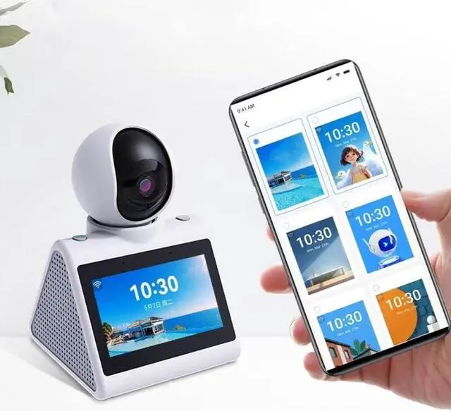 Alt view image 2 of 7 - Yosoo Video Calling Smart Camera HD Screen 2 Way Call Indoor 2K Security Camera