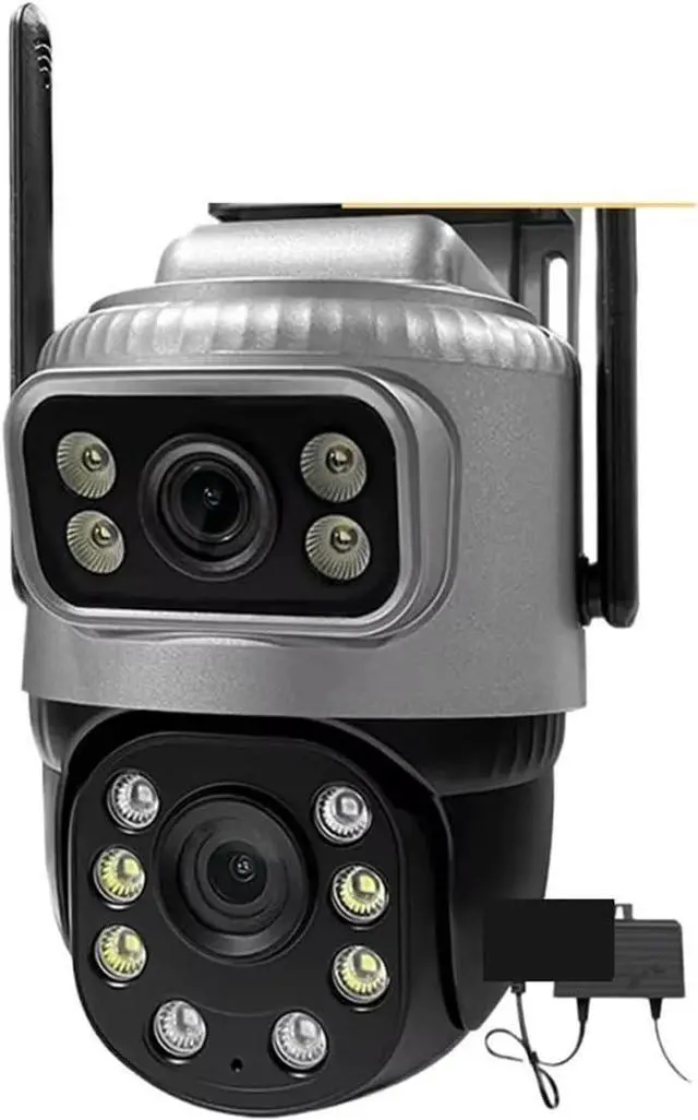 Alt view image 2 of 7 - Home Surveillance Camera Outdoor Waterproof IP Wireless Camaras Vigilancia Casa Home Video Surveillance 4K 8MP HD Night Vision(A/U,4G Camera No Card)