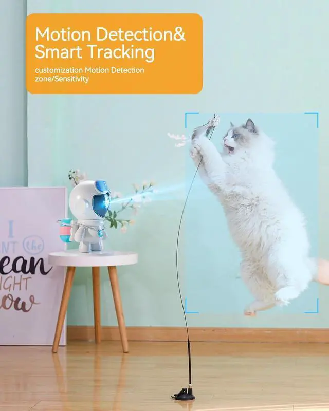 Alt view image 7 of 7 - 360° Indoor Security Camera,Cameras for Home Security,Ideal for Baby Monitor/Pet Camera/Home Security,Starlight Color Night Vision APP Control with 64G TF Card (Blue)