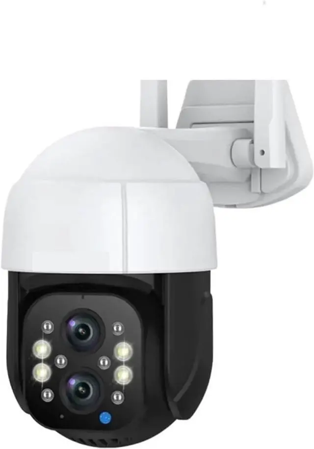 Alt view image 2 of 7 - Tuya Smart Life 4K 8MP Dual Lens PTZ WIIF Camera 5X Zoom Auto Tracking Outdoor Street 4MP Security Video Surveillance IP Cameras(E/U,8MP Add 64G Card)