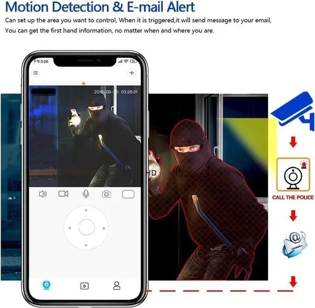 Alt view image 4 of 7 - Tuya Smart Life 4K 8MP Dual Lens PTZ WIIF Camera 5X Zoom Auto Tracking Outdoor Street 4MP Security Video Surveillance IP Cameras(E/U,8MP Add 64G Card)