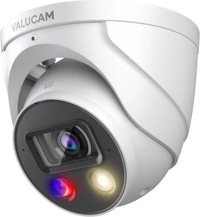 Main image of UltraHD 8MP Outdoor IP POE Camera, DMSS APP, 4K @30fps, TiOC Active Deterrent, 98ft Dual IR Color Vision F1.0, Indoor Network Camera, SMD4.0, 2-Way Audio, Vehicle & Human Detection, IVS, IP67, AI SSA