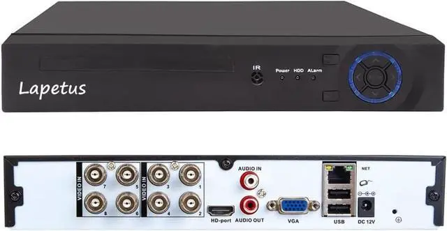 Main image of Gadpiparty 8CH 1080N Hybrid 5-in-1 AHD DVR (1080P NVR+1080N AHD+960H Analog+TVI+CVI) Standalone DVR CCTV Surveillance Security System Video Recorder Motion Detection HDD & Cameras not Included