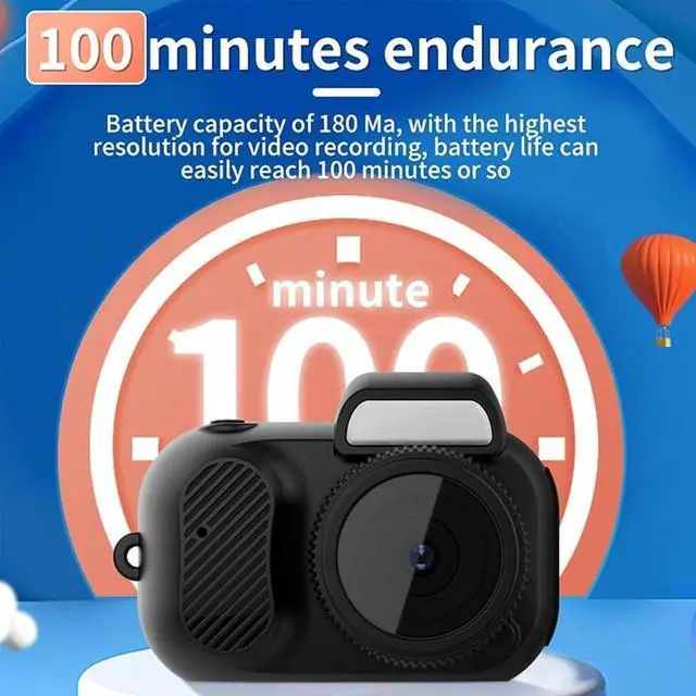 Alt view image 5 of 7 - 2024 New Keychain Camera, Mini Camera Keychain , Retro mini pixel camera, Portable Camera Keychain, 1080P HD Mini Sport Camera, Key Chain Mini Camera with Eight Filters, 100 Mins Battery Life (1pc)