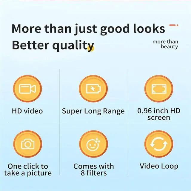 Alt view image 7 of 7 - 2024 New Keychain Camera, Mini Camera Keychain , Retro mini pixel camera, Portable Camera Keychain, 1080P HD Mini Sport Camera, Key Chain Mini Camera with Eight Filters, 100 Mins Battery Life (1pc)