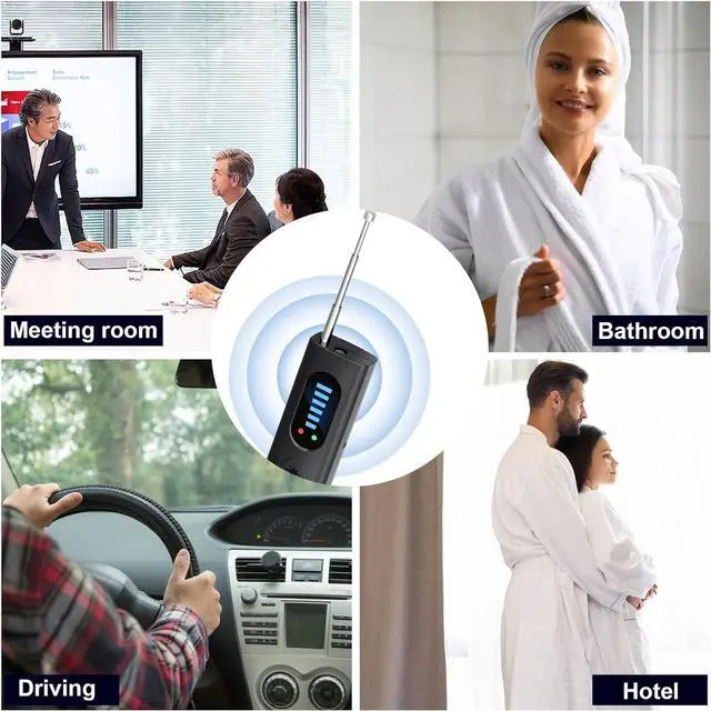 Alt view image 7 of 7 - Japanese Technology Hidden Camera Detectors,Spy Camera Finder,Portable Hidden Bug and Camera Detector,5 Levels Sensitivity 4 Modes,Wireless Rechargeable for Home,Car,Office,Hotel,Travel