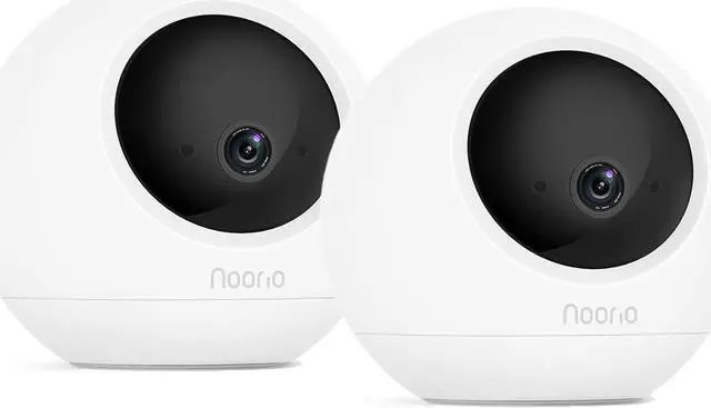 Main image of Noorio Indoor Security Camera, 2K&4K Pan-Tilt 360° View WiFi Cameras for Baby Monitor, Motion Detection Pet Camera, Night Vision, Work with Alexa