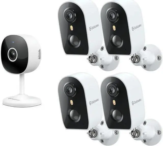 Main image of GALAYOU Cameras for Home Security Outside- WiFi Surveillance Indoor/Outdoor, Security Cameras with Two-Way Audio, Clear Night Vision, Cloud/SD Storage