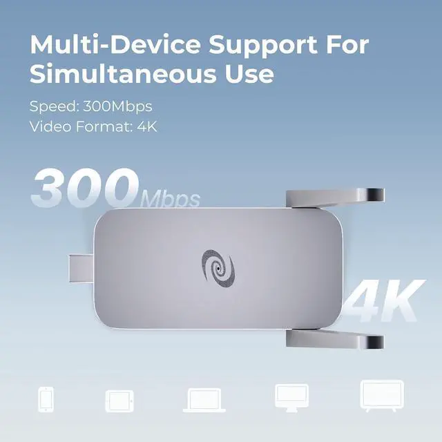 Alt view image 6 of 7 - Deeper Connect Air Pocket-Sized Wireless Travel VPN Router Portable Wireguard OpenVPN DPN WiFi Router