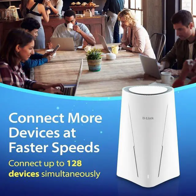 Alt view image 7 of 7 - G530 5G NR AX3000 WiFi 6 Router with SIM Card Slot, Cellular Gateway, Optimized High-Gain Antennas, Dual-WAN Failover, AT&T, T-Mobile and Verizon Certified