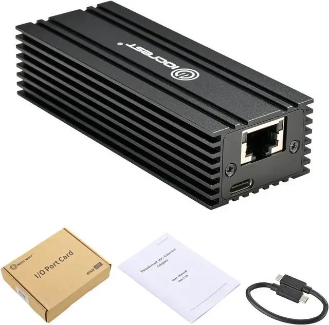 Alt view image 7 of 7 - USB 4.0 Type-C 10G Ethernet Adapter for High-Speed Network Connections RJ45 Port Supports 10Gb/s 5Gb/s 2.5Gb/s 1Gb/s and 100Mb/s Base-T