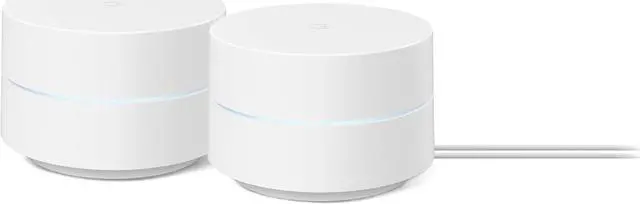 Alt view image 2 of 7 - Google WiFi - AC1200 - Mesh WiFi System - WiFi Router - 3000 Sq Ft Coverage - 2 Pack