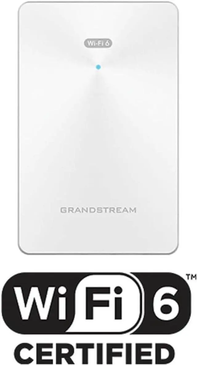 Alt view image 5 of 5 - Grandstream Hybrid 802.11ax Wi-Fi 6 in-Wall AP (2x2 2.4 GHz, 4x4 5.0 GHz) GWN7661