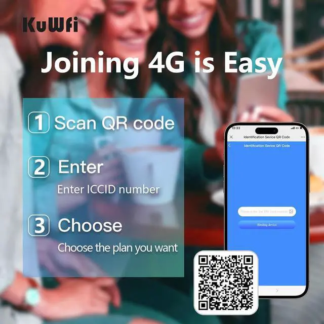 Alt view image 5 of 7 - KuWFi 4G LTE USB Modem Dongle and 2GB Prepaid 4G LTE SIM Card