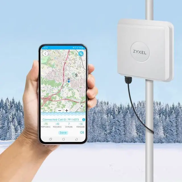 Alt view image 4 of 7 - Zyxel 4G LTE-A Cat.6 Router with PoE | Nebula Cloud Management | LTE7461N |Outdoor Design for Reliable Connection | Heavy Duty IP68 Enclsoure | 300Mbps | Remote Management | Easy Installation