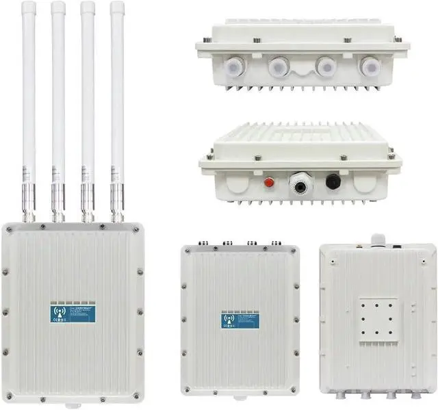 Alt view image 6 of 6 - KuWFi WiFi 6 Wireless AP Router WiFi Extender Signal Booster Outdoor Indoor Long Range 360-degree omnidirectional Access Point WiFi Dual Band 1800Mbps Supports AP/Gateway/Repeater