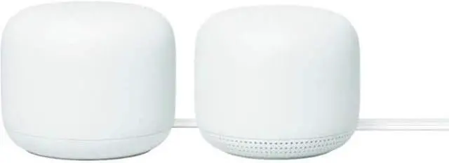 Main image of Google Nest Wifi - Home Wi-Fi System - Wi-Fi Extender - Mesh Router for Wireless Internet - 2 Pack
