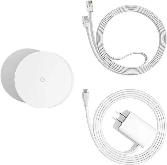 Alt view image 2 of 7 - Google Whole Home Mesh Wi-Fi System (set of 3) [US Version]