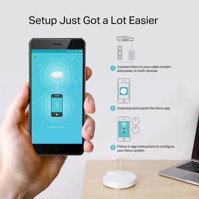 Alt view image 3 of 7 - TP-Link Smart Hub & Whole Home WiFi Mesh System